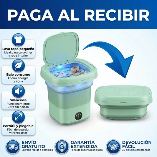 Lavadora Portátil TURBOCLEAN® + Cargador GRATIS (SOLO HOY)