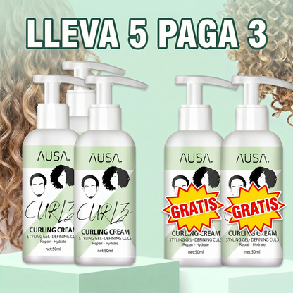 Gel Rizador Profesional Antifrizz AUSACURLS® NUEVA FÓRMULA 2026