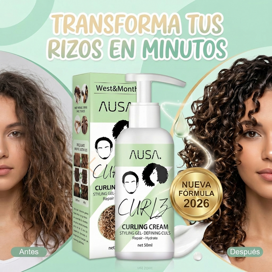 Gel Rizador Profesional Antifrizz AUSACURLS® NUEVA FÓRMULA 2026